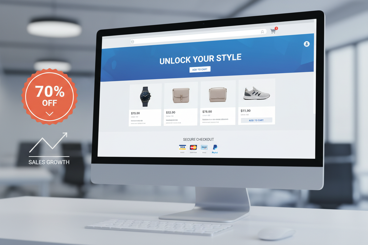 Konsulter från Billsund Consulting kan skapa er nya Webshop. 